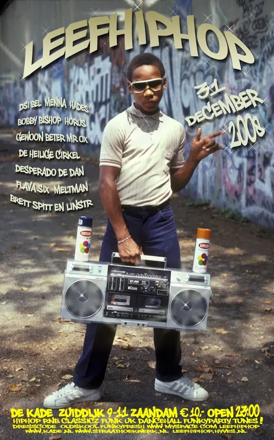 Leefhiphop flyer 2008